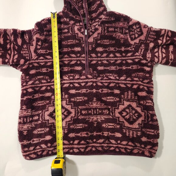 Ariat Real Berber Mulberry Aztec Pullover Hoodie — Women’s XXL - Picture 4 of 8